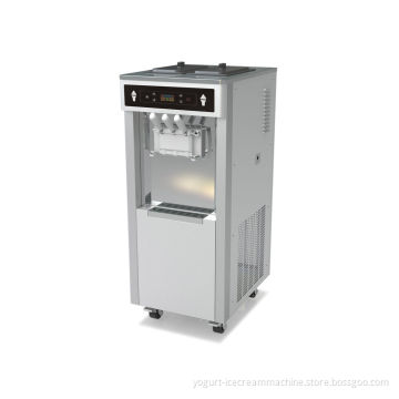 3 Flavors 50 Liters / Hour Commercial Ice Cream Equipment, 3 Phase 380v 50hz Soft Serve Frozen Yogurt Makers